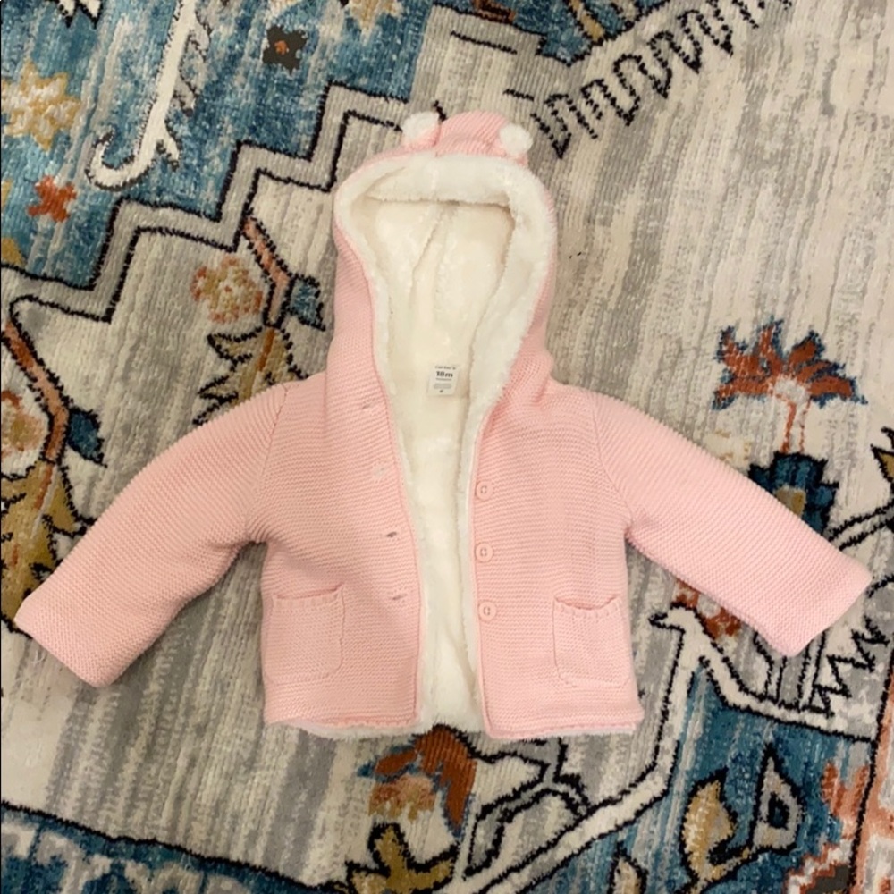 Carter’s button up fleece lined sweater